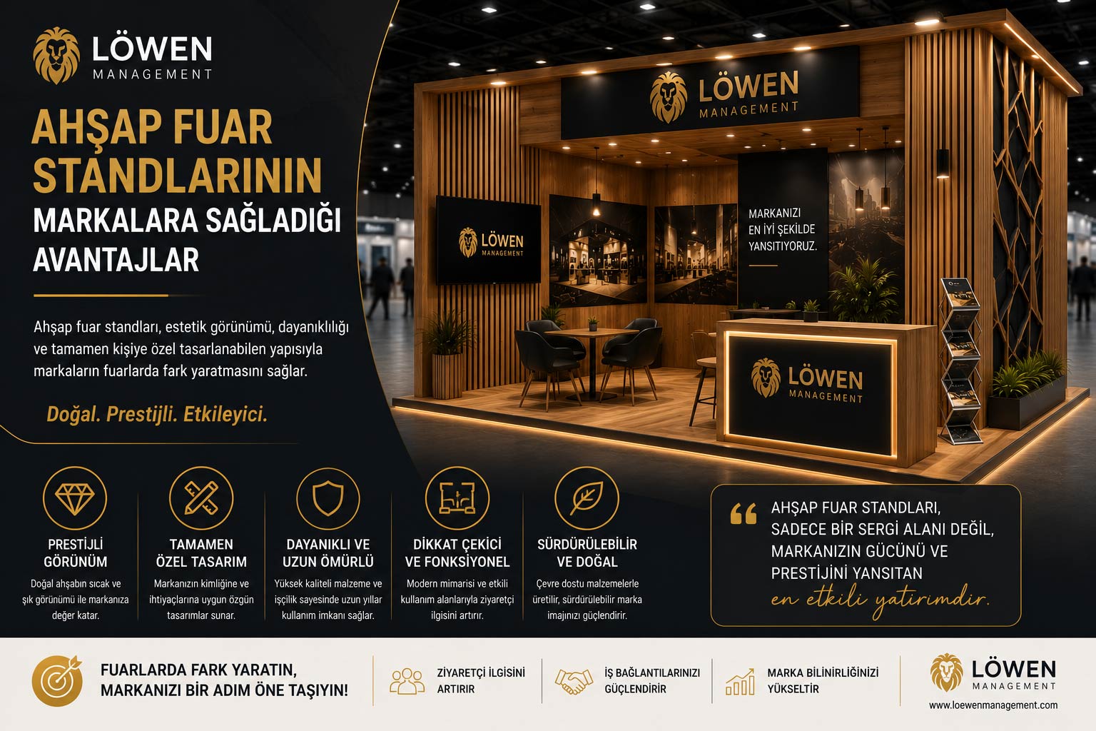 Ahşap Fuar Standlarının Markalara Sağladığı Avantajlar