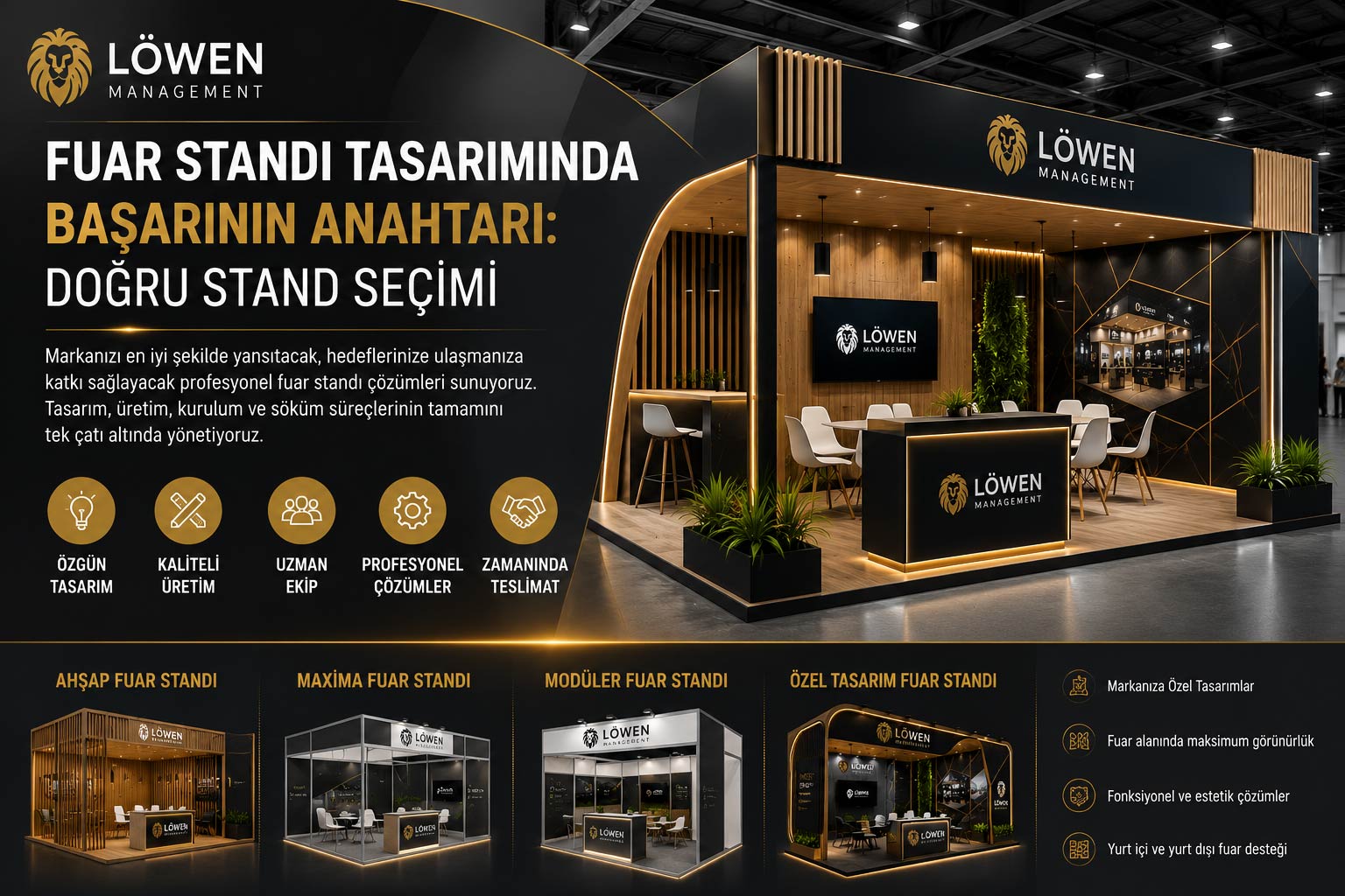 Fuar Standı Tasarımında Başarının Anahtarı: Doğru Stand Seçimi