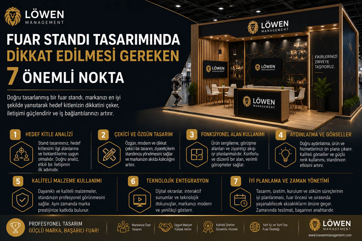 Fuar Standı Tasarımında Dikkat Edilmesi Gereken 7 Önemli Nokta