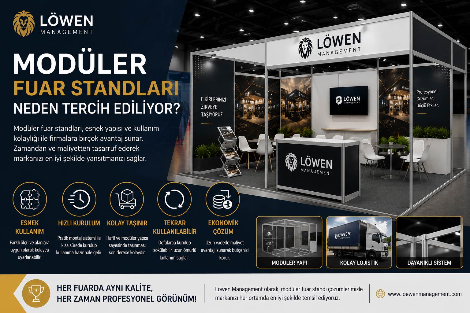 Modüler Fuar Standları Neden Tercih Ediliyor?